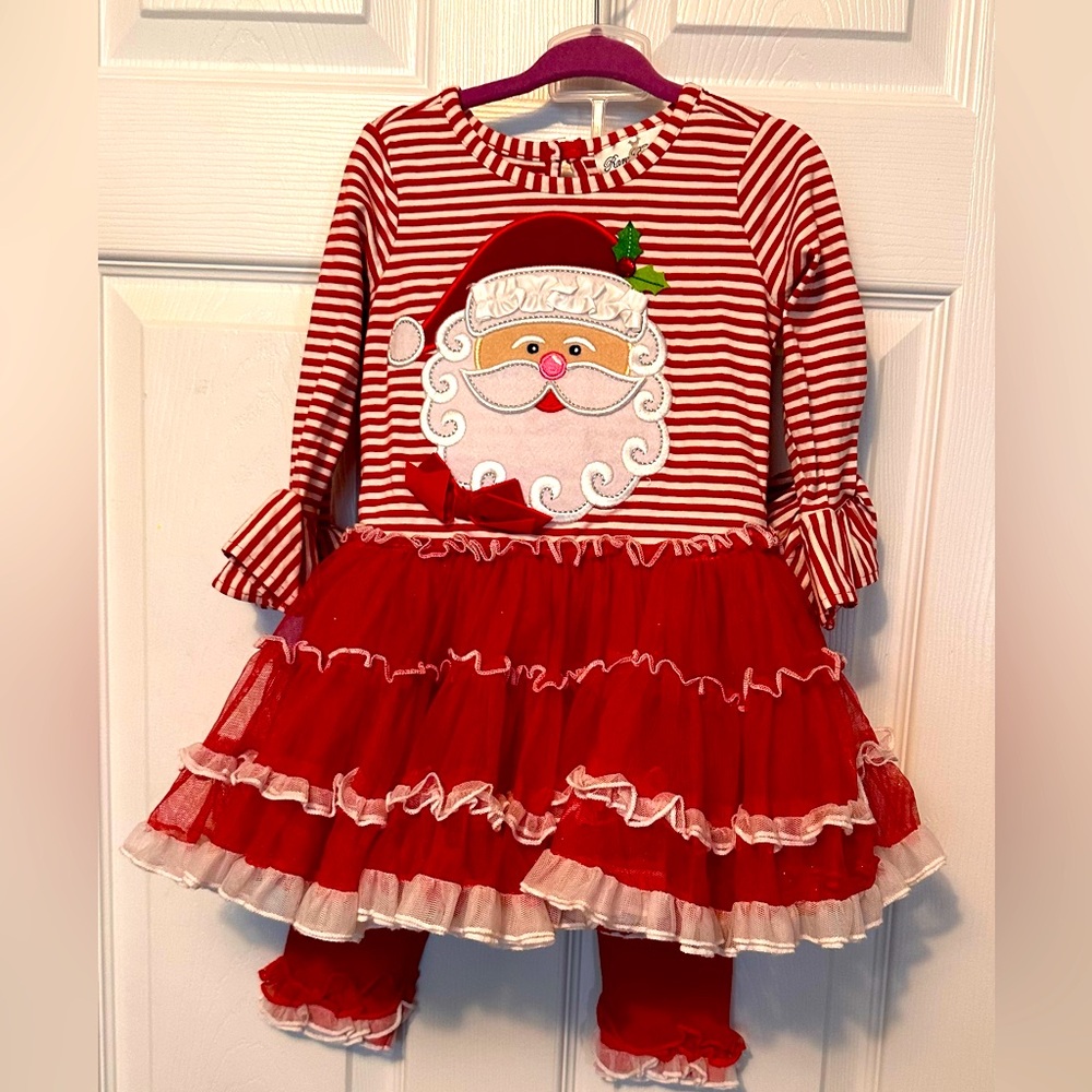 Baby Girls Santa Outfit